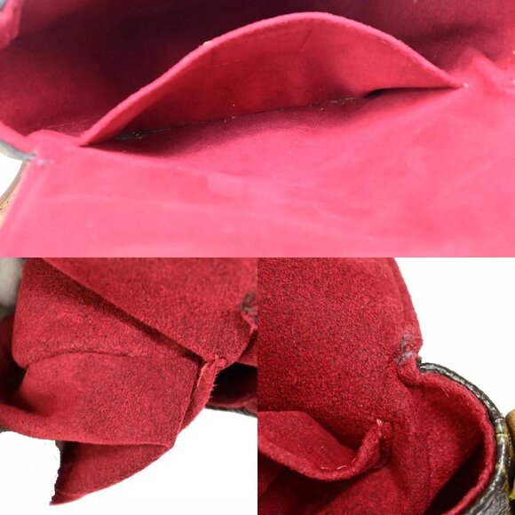 LOUIS VUITTON LV Tambourine Shoulder Bag Monogram Leather Brown - Picture 14 of 16